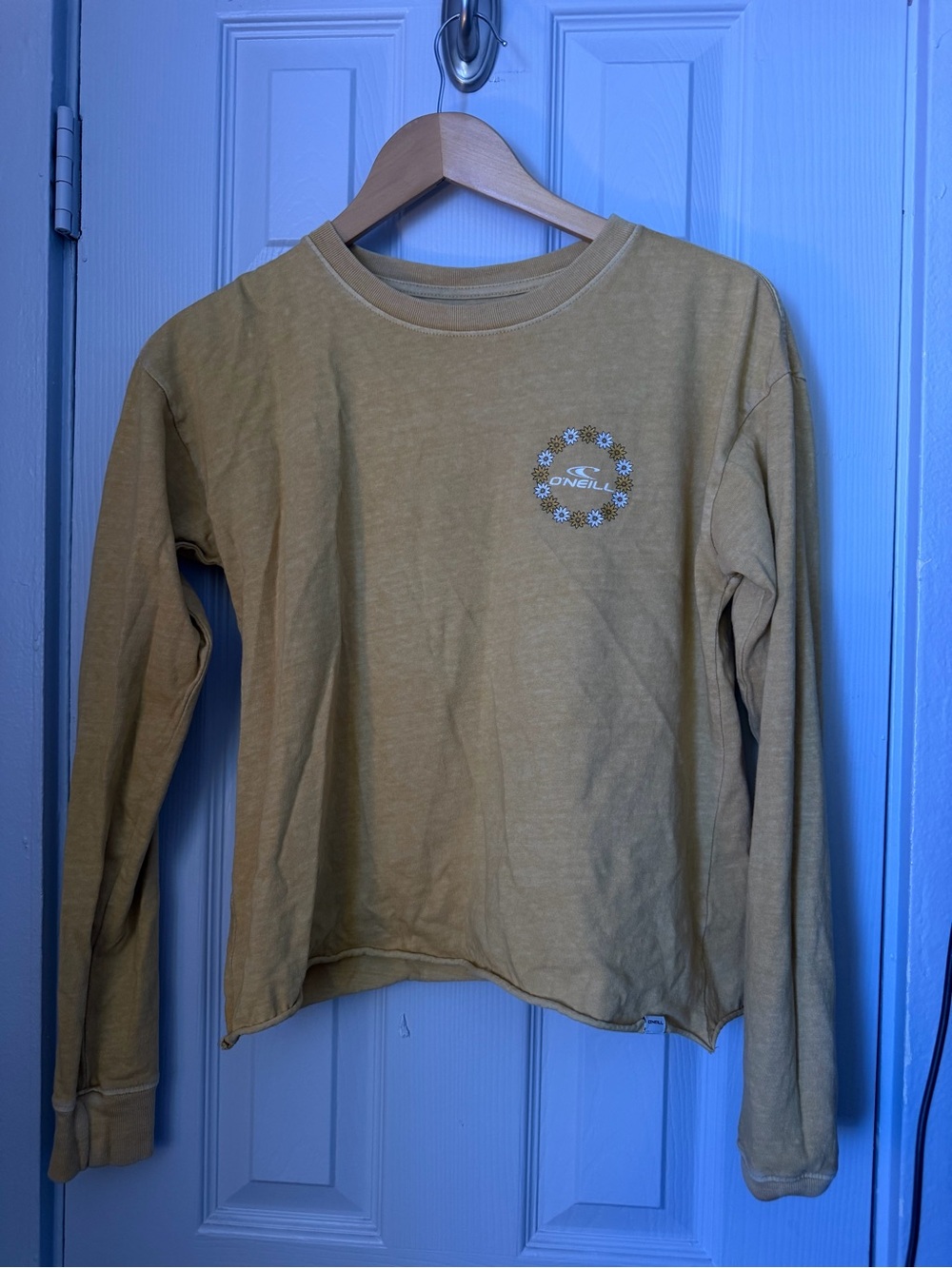 O'Neill Yellow Long-Sleeve Daisy Logo Tee